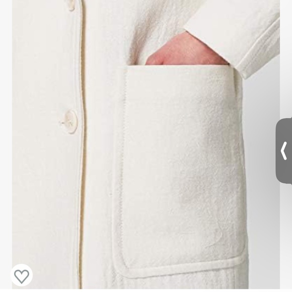 United Colors of Benetton double breasted longline coat - Picture 4 of 7